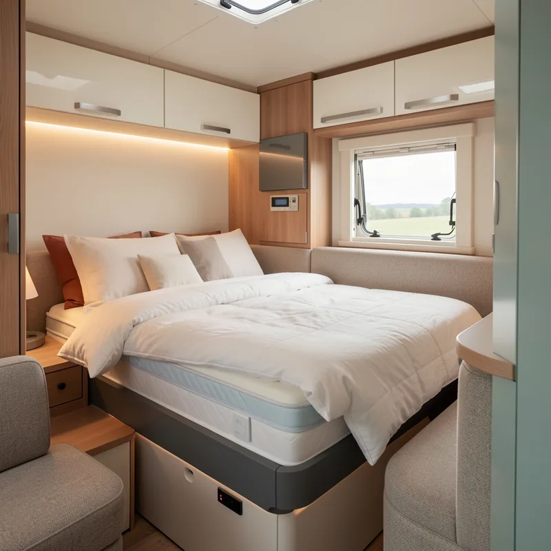 Dormir dans une caravane attelée : équipement, réglementation et conseils pour un couchage confortable